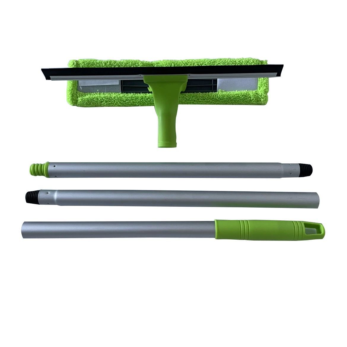 QL3017B  2 in 1 window squeegee with 3 section aluminum pole