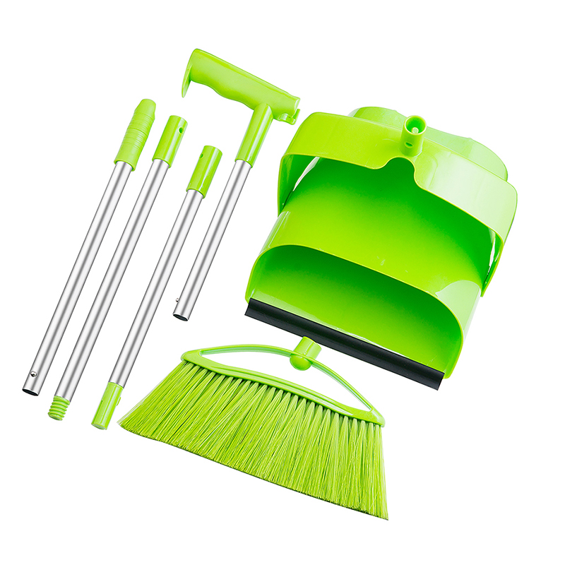 QL1001   dustpan set with sectional pole