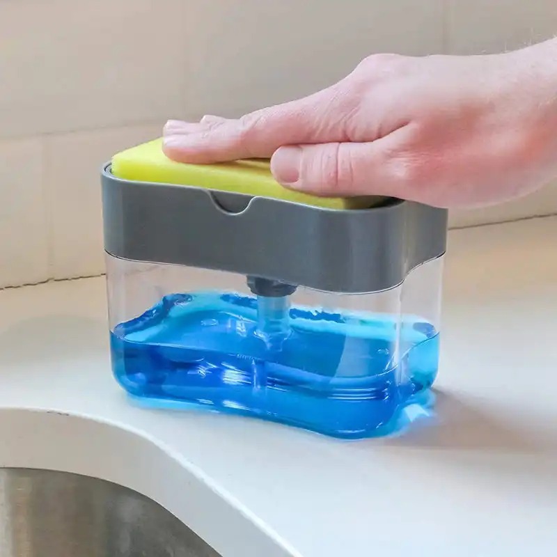 QL2808  2 in 1  Soap pump with soap canddy