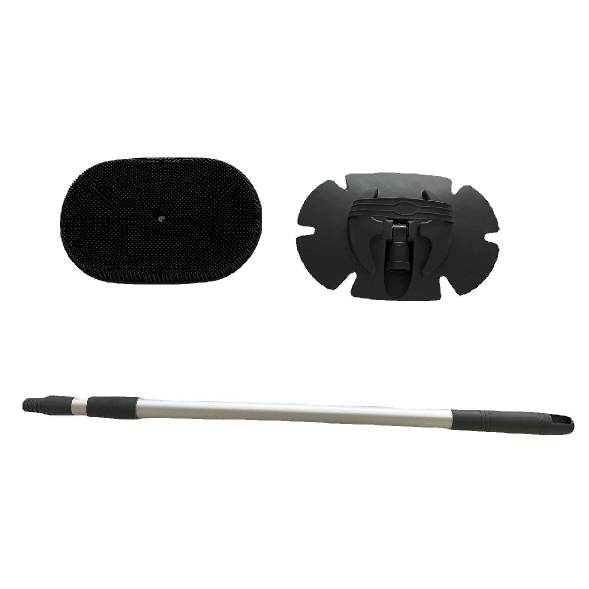 QL2037T  Silicone car mop with 2 telescopic aluminum pole