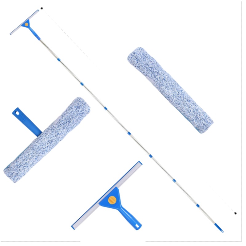 QL3025  2 in 1 Window Squeegee With Long Handle