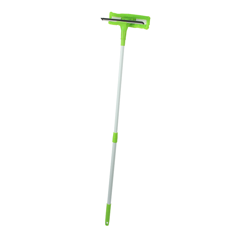 QL3015 Double side window squeege e with telescopic  handle