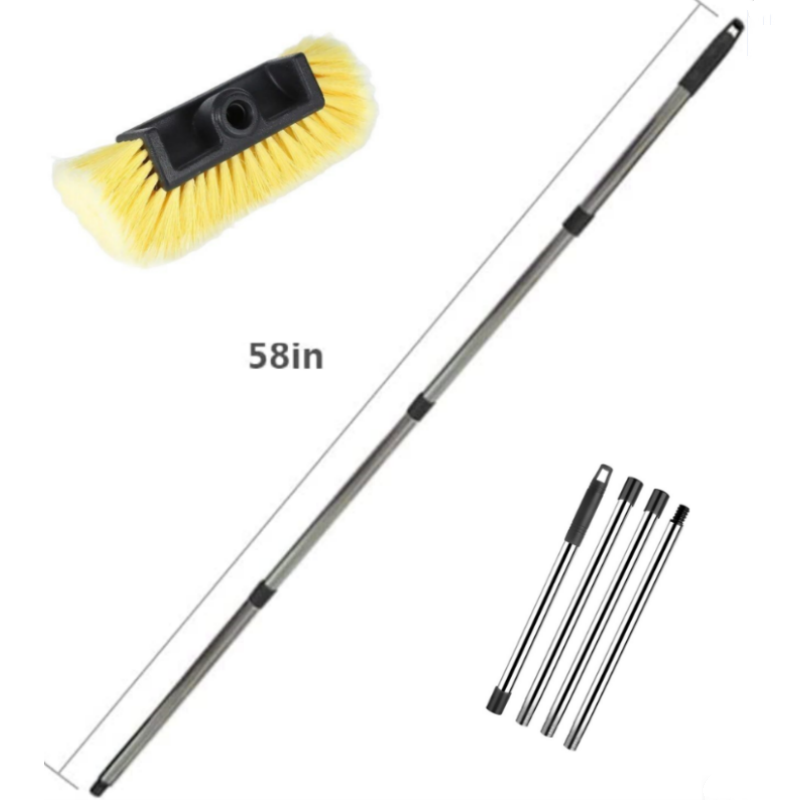 QL2226S  Five Side Car Wash Mop With  4 Section Steel Pole