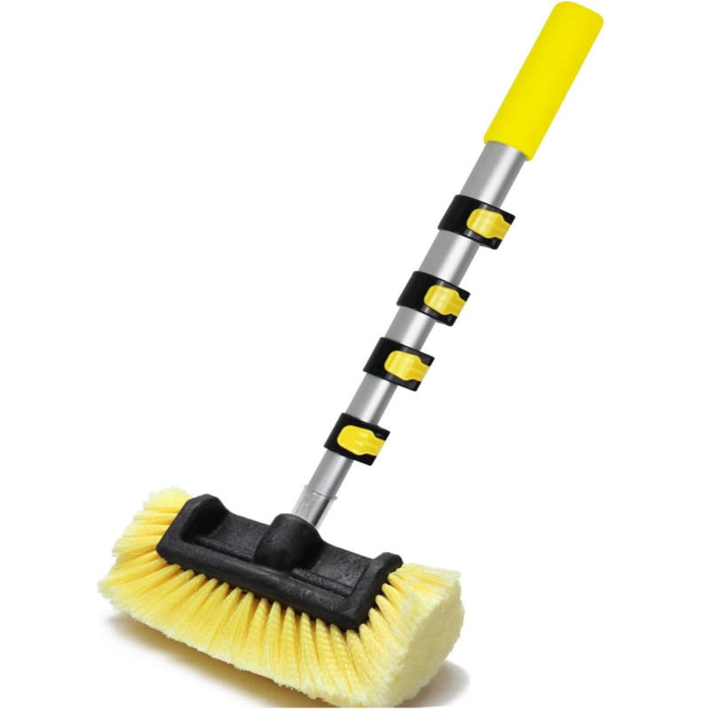 QL2226-T5 Five Side Car Wash Brush With  5 Telescopic Aluminum Pole 
