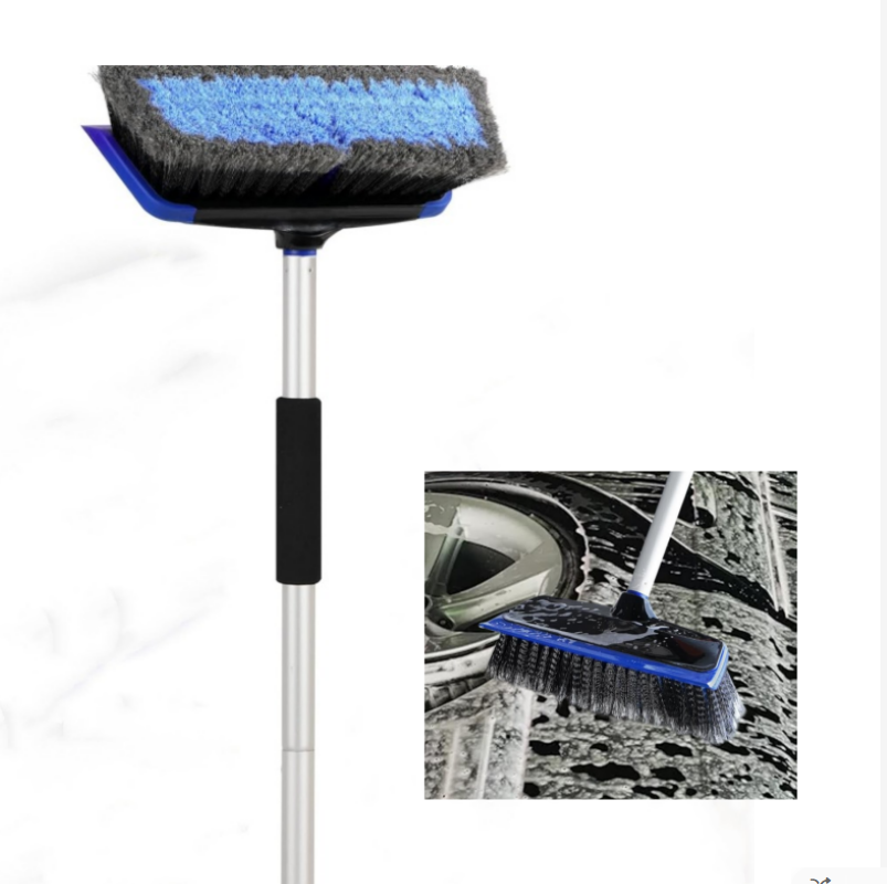 QL2227A  Car Wash Brush With 4 Section Aluminum Pole