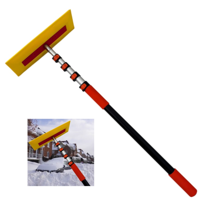 QL2311  Snow Rake With 5 Telescopic Aluminum Pole